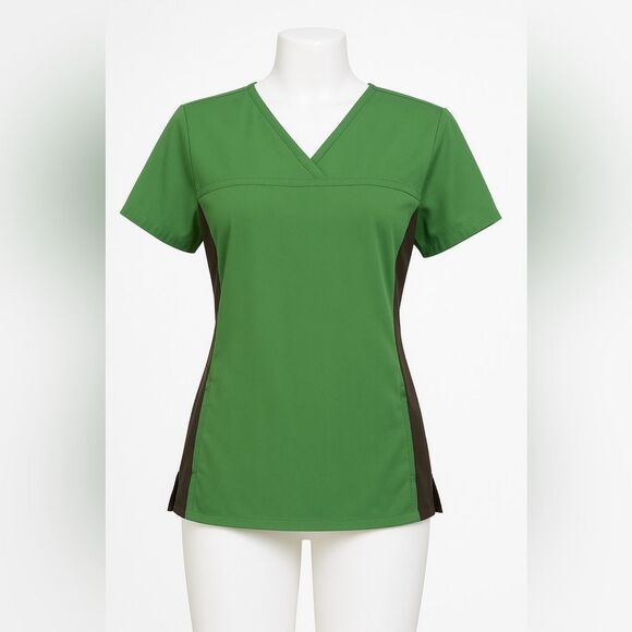 Cherokee FLEX yoga like scrub top MEDIUM - Picture 1 of 8